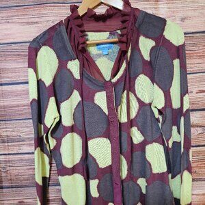 Simply Vera- Vera Wang Button Down Dress Shirt- Size L